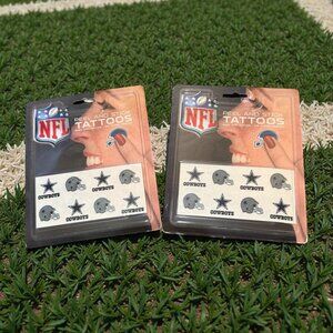NFL Peel and Stick Tattoos (SET OF 2 PACKAGES) - DALLAS COWBOYS